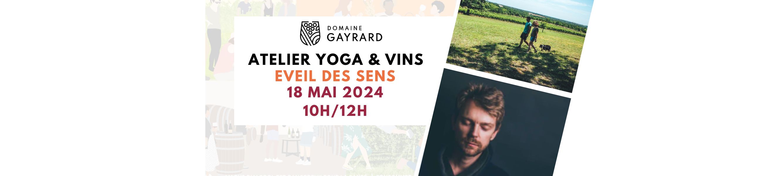 Yoga et vins au Domaine Gayrard