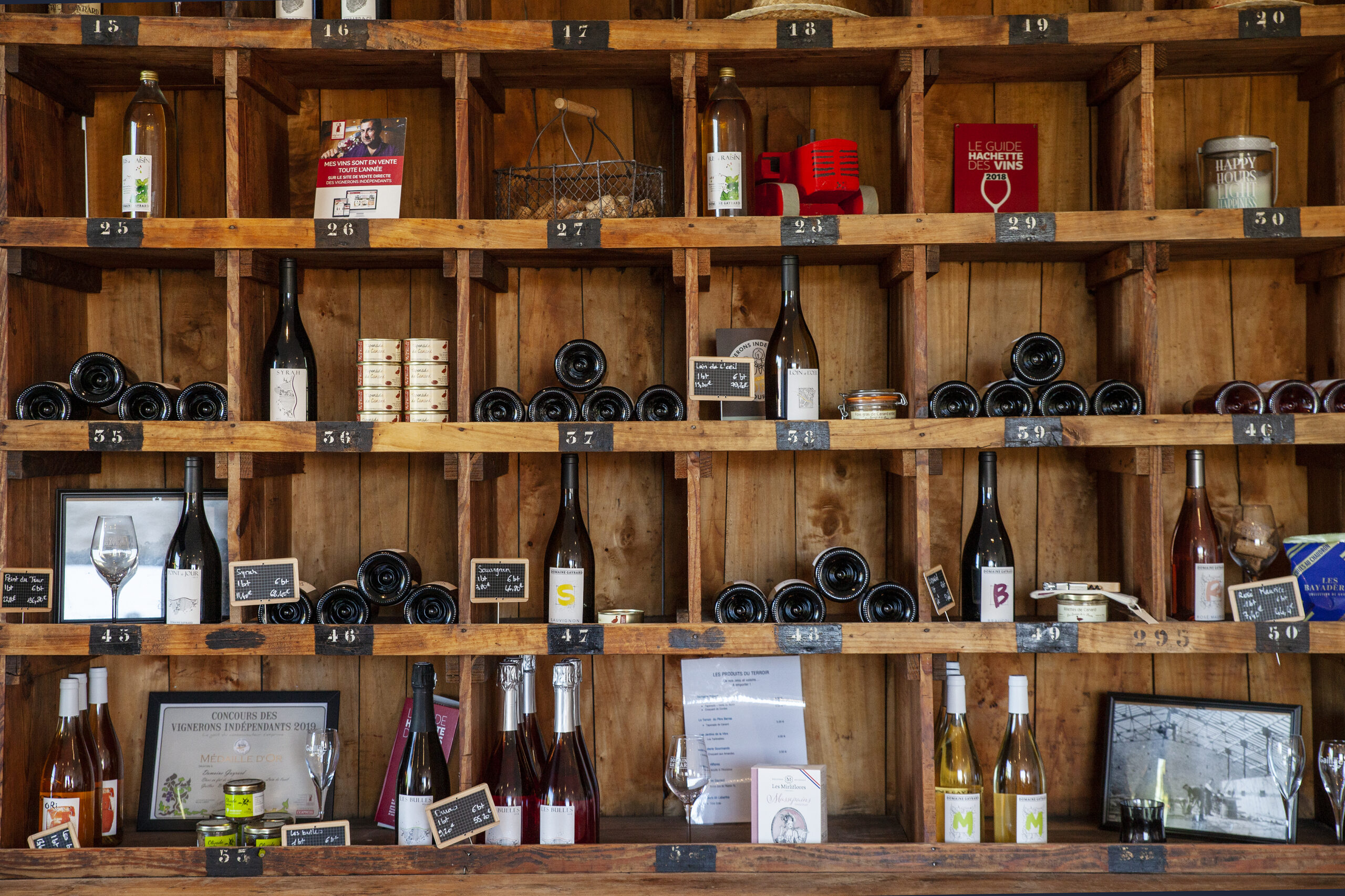 Les vins du Domaine Gayrard